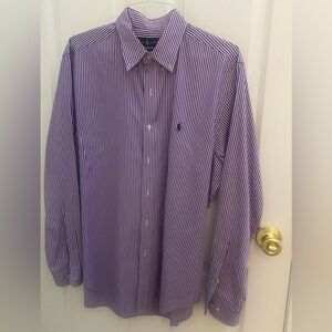 RALPH LAUREN Men’s Striped Long Sleeve Shirt Size 16 1/2